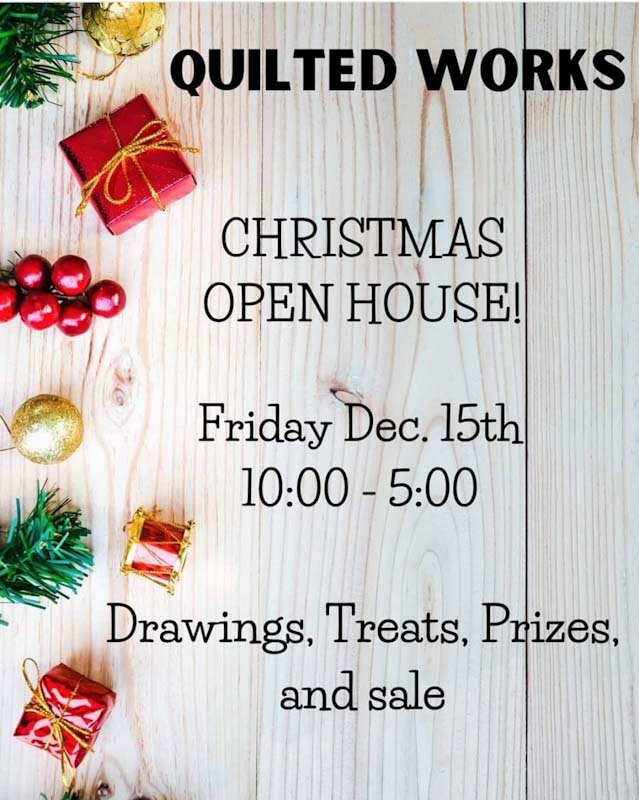 Our Annual Christmas Open House is Days Away