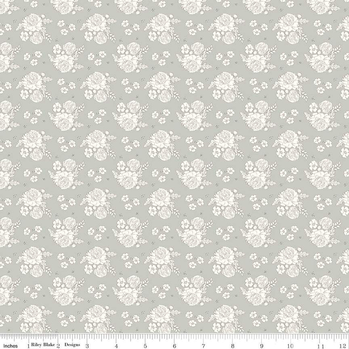BloomBerry Petite Flowers Gray