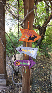 Halloween Arrows Machine Embroidery Class