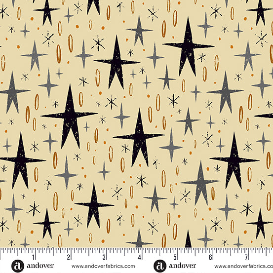 Nevermore Cream Tall Stars