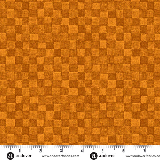 Nevermore Orange Checkerboard