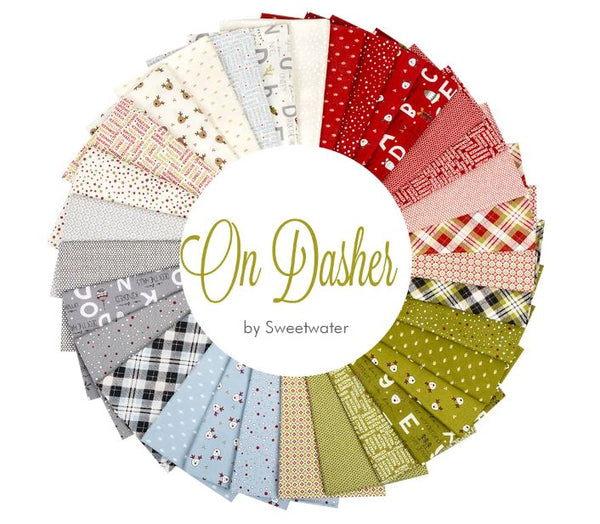 On Dasher Charm Pack by Sweetwater Designs for Moda Fabrics