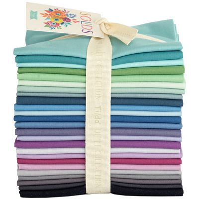 Tilda Solids 25 pieces Fat Quarter Bundles