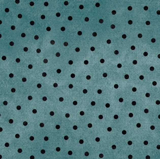 Woolies Teal Polka Dots