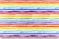 Cuddle Digital Rainbow Stripe Width 58/60"